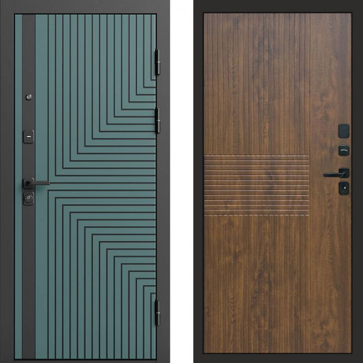 Входная дверь Termo-door Квантум velutto verde - Мастино Дуб