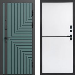 Входная дверь Termo-door Квантум velutto verde - Нео White
