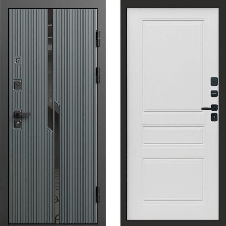 Входная дверь Termo-door Прайм Графит - Классика Лиственница