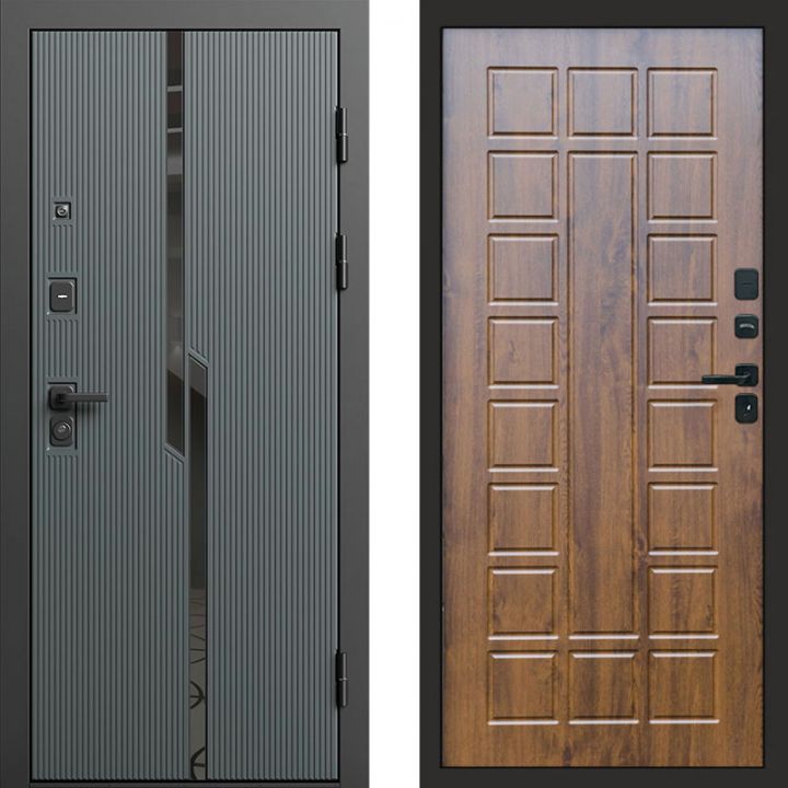 Входная дверь Termo-door Прайм Графит - Престиж Дуб