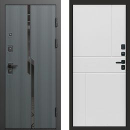 Входная дверь Termo-door Прайм Графит - Горизонт Белый