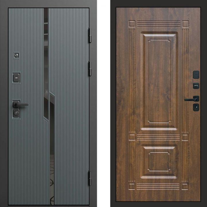 Входная дверь Termo-door Прайм Графит - Мадрид Дуб