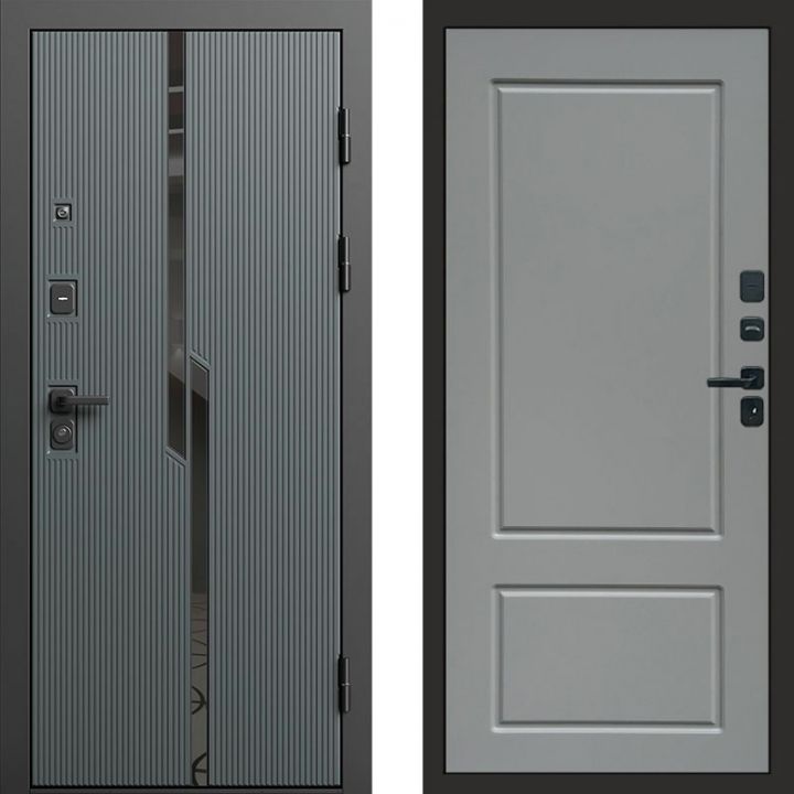 Входная дверь Termo-door Прайм Графит - Марсель Грей софт
