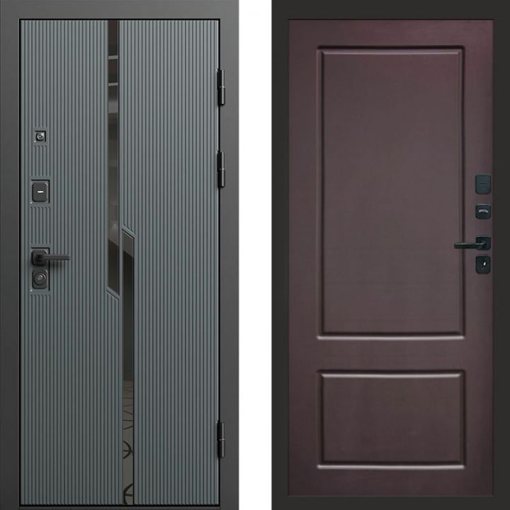 Входная дверь Termo-door Прайм Графит - Марсель Шоколад