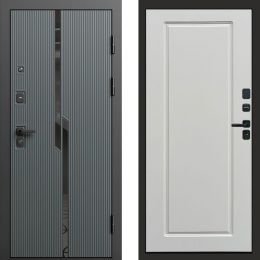 Входная дверь Termo-door Прайм Графит - Гранд Белый софт