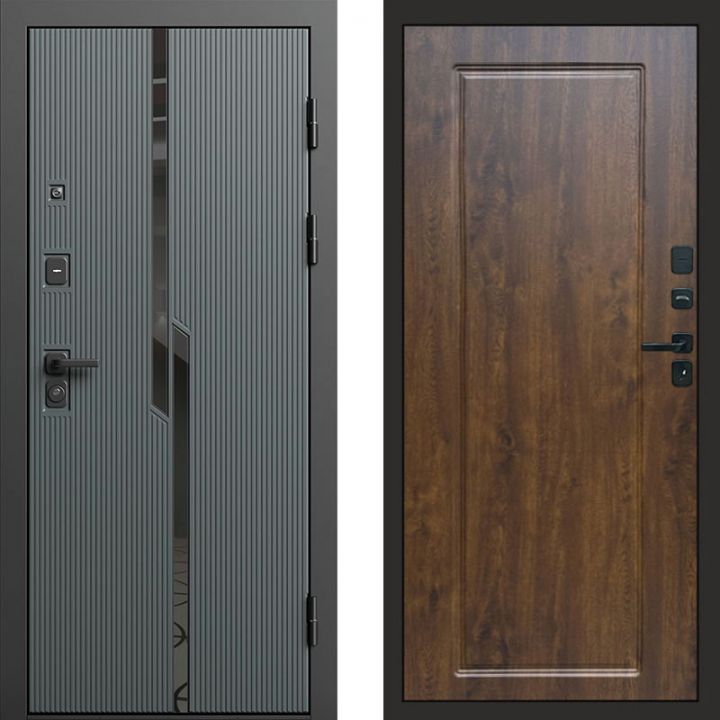 Входная дверь Termo-door Прайм Графит - Гранд Дуб