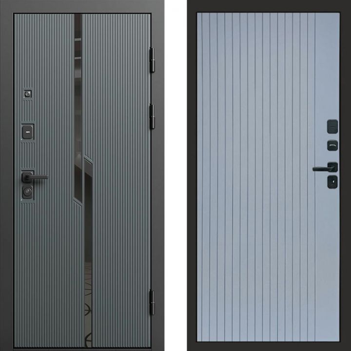 Входная дверь Termo-door Прайм Графит - FLAT Грей софт