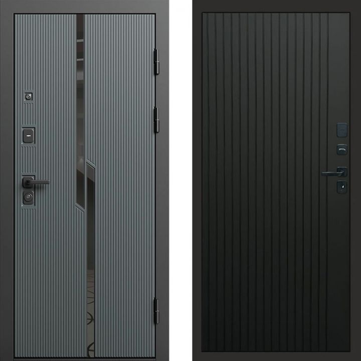 Входная дверь Termo-door Прайм Графит - FLAT Черный кварц