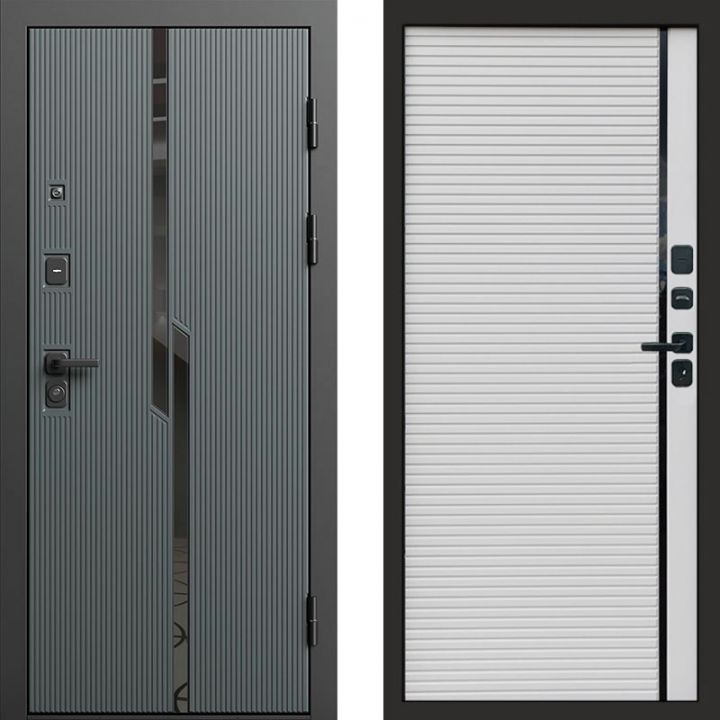 Входная дверь Termo-door Прайм Графит - Porte white