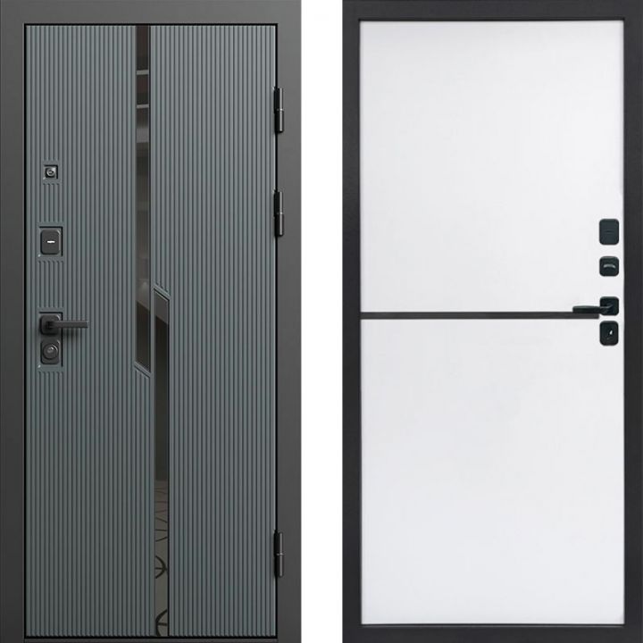 Входная дверь Termo-door Прайм Графит - Нео White