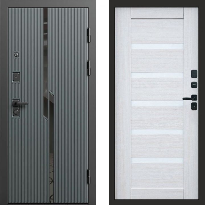 Входная дверь Termo-door Прайм Графит - Царга Лиственница