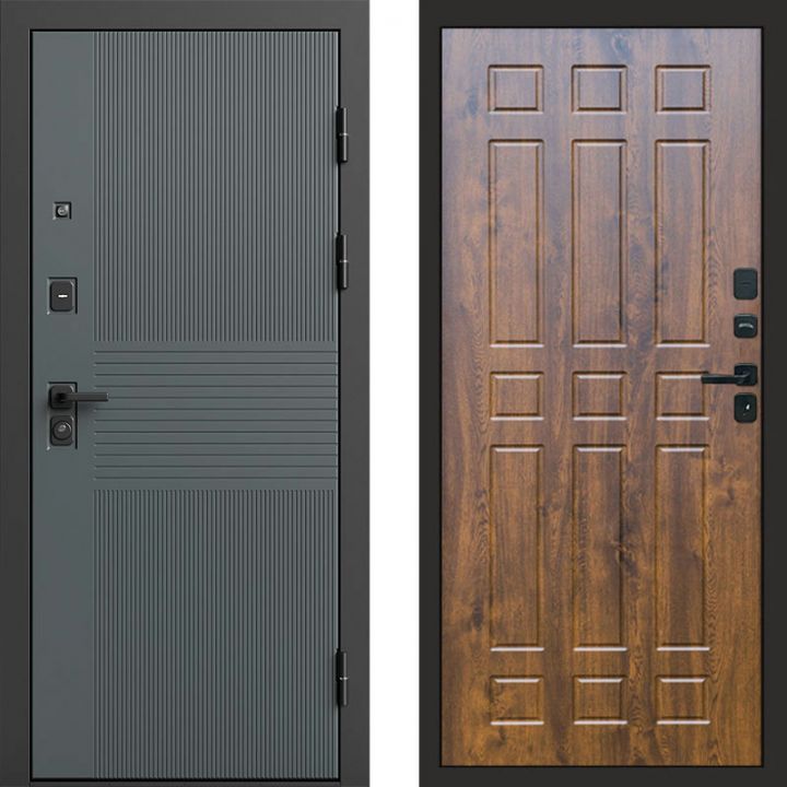 Входная дверь Termo-door Селект Графит - Спарта Дуб