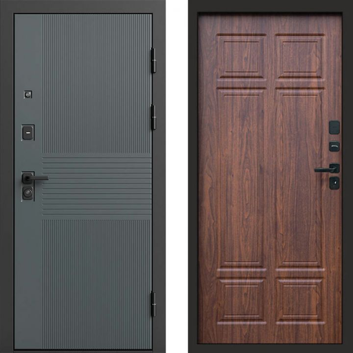 Входная дверь Termo-door Селект Графит - Орех премиум