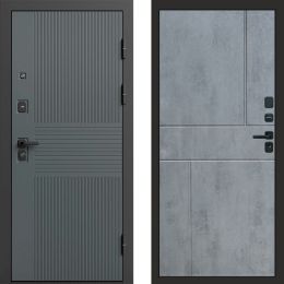 Входная дверь Termo-door Селект Графит - Горизонт Бетон темный