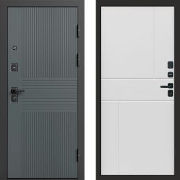 Входная дверь Termo-door Селект Графит - Горизонт Белый