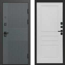 Входная дверь Termo-door Селект Графит - Классик Белый софт