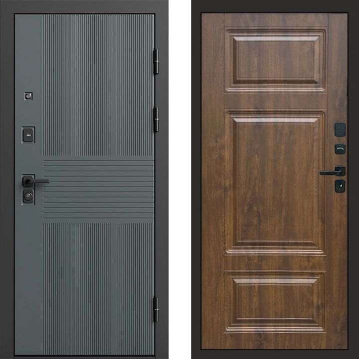 Входная дверь Termo-door Селект Графит - Лион Дуб