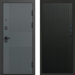 Входная дверь Termo-door Селект Графит - FLAT Черный кварц