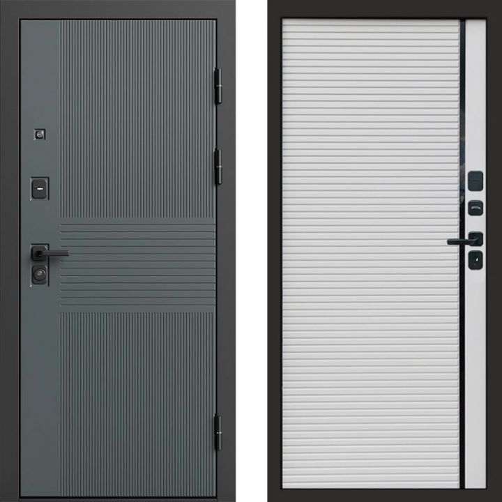 Входная дверь Termo-door Селект Графит - Porte white