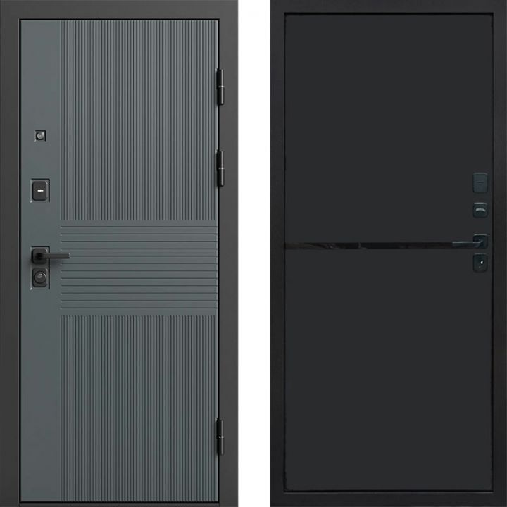 Входная дверь Termo-door Селект Графит - Нео Black