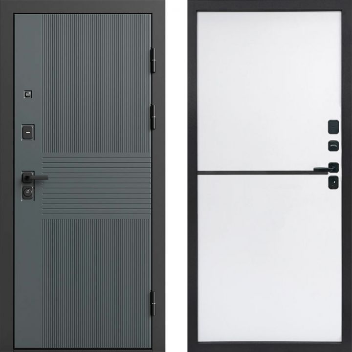 Входная дверь Termo-door Селект Графит - Нео White