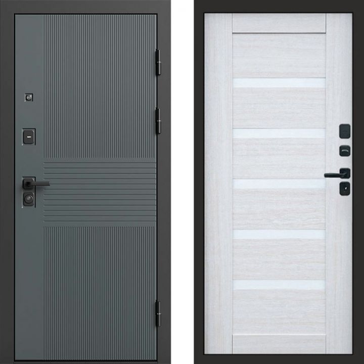 Входная дверь Termo-door Селект Графит - Царга Лиственница