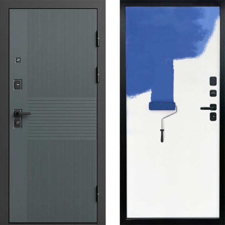Входная дверь Termo-door Селект Графит - Грунт под покраску