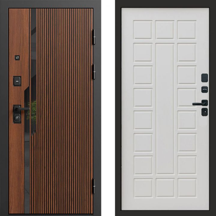 Входная дверь Termo-door Флекс Дуб - Престиж Бежевый матовый