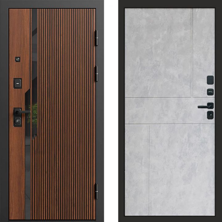 Входная дверь Termo-door Флекс Дуб - Горизонт Бетон светлый