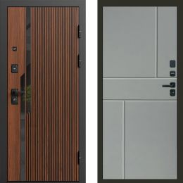 Входная дверь Termo-door Флекс Дуб - Горизонт Грей софт