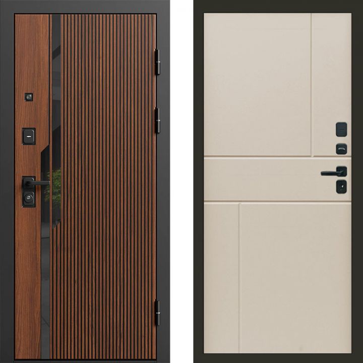 Входная дверь Termo-door Флекс Дуб - Горизонт Слоновая кость