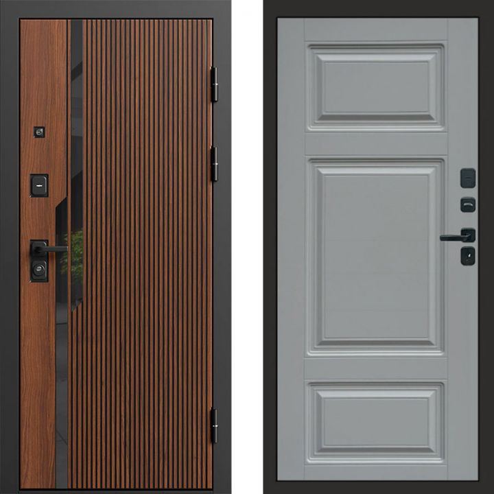 Входная дверь Termo-door Флекс Дуб - Лион Грей софт
