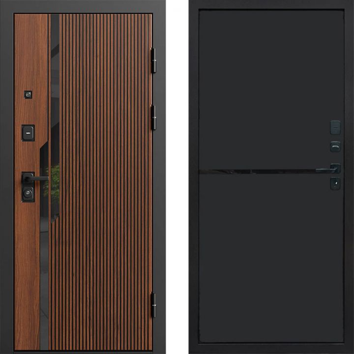 Входная дверь Termo-door Флекс Дуб - Нео Black