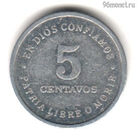 Никарагуа 5 сентаво 1987