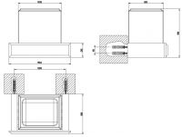 Gessi Eleganza Стакан 46407 схема 3