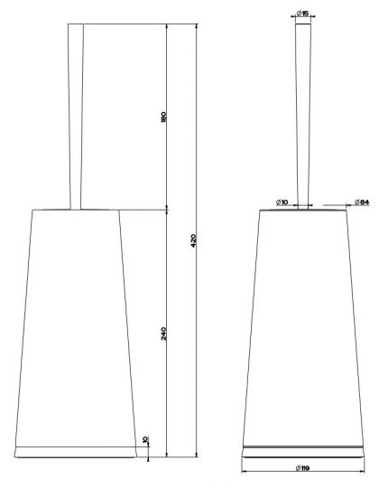 Gessi Cono Ёршик 45443 схема 3