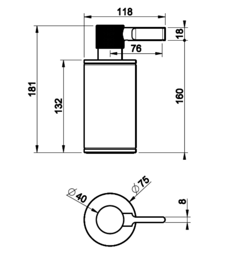Gessi Inciso Диспенсер для жидкого мыла 58537 ФОТО