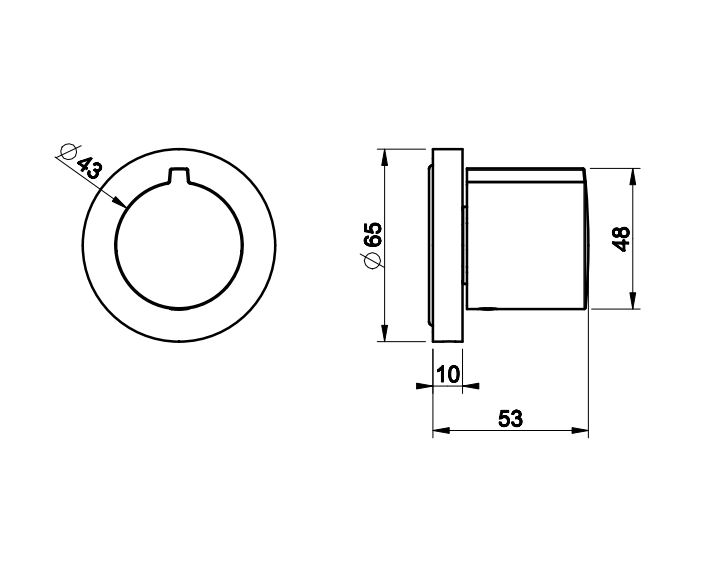 Запорный вентиль для термостата Gessi 43268 ФОТО
