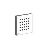Квадратная боковая форсунка для душа Gessi 32973 6,5х6,5 схема 1