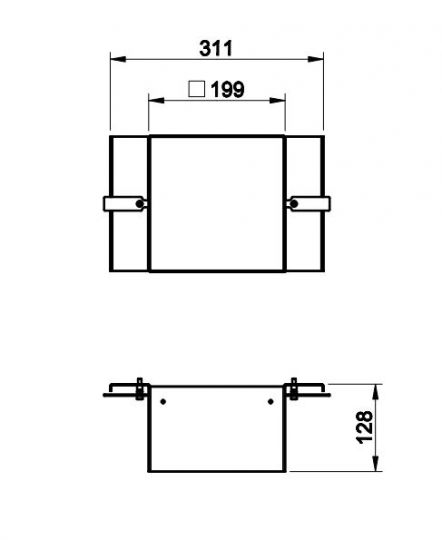 Линейный профиль Gessi 61091 схема 2 Линейный профиль Gessi 61091 схема 2