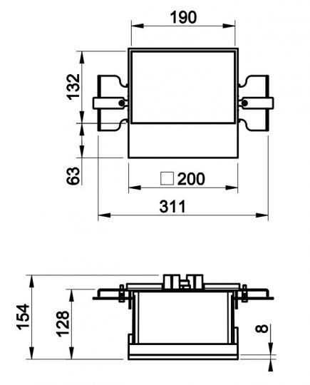 Модуль аудио с Bluetooth Gessi 61112 20х20 схема 2