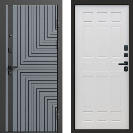 Входная дверь Termo-door Квантум Грей - Спарта Лиственница