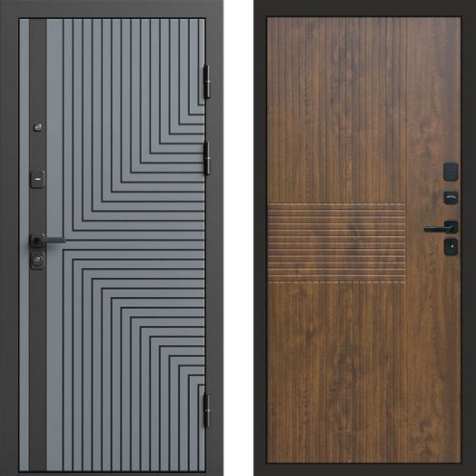 Входная дверь Termo-door Квантум Грей - Мастино Дуб