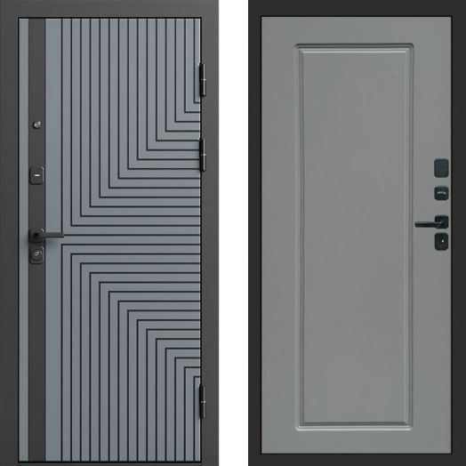 Входная дверь Termo-door Квантум Грей - Гранд Грей софт