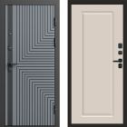 Входная дверь Termo-door Квантум Грей - Гранд Слоновая кость