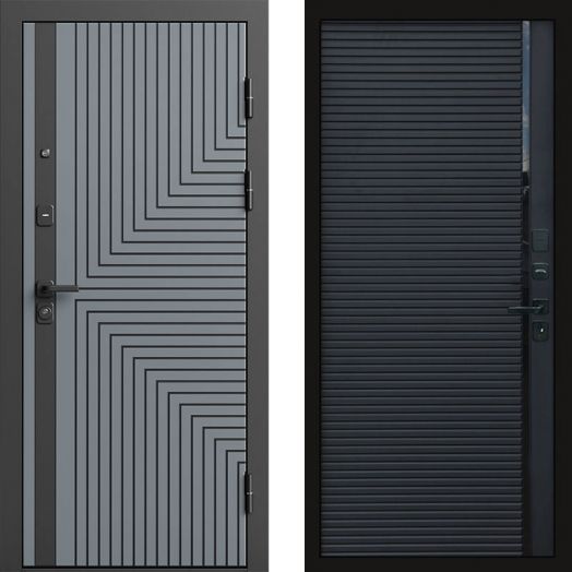 Входная дверь Termo-door Квантум Грей - Porte black