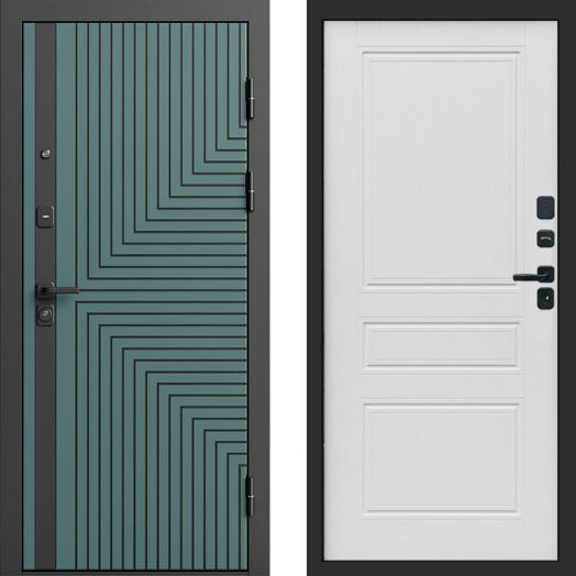 Входная дверь Termo-door Квантум velutto verde - Классика Лиственница