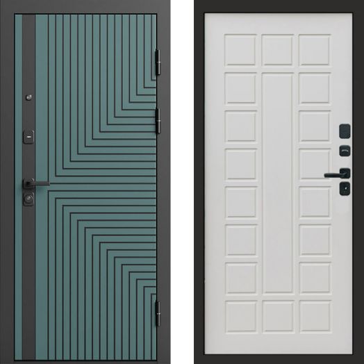 Входная дверь Termo-door Квантум velutto verde - Престиж Бежевый матовый