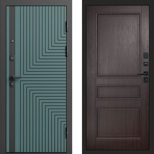 Входная дверь Termo-door Квантум velutto verde - Класскика Венге