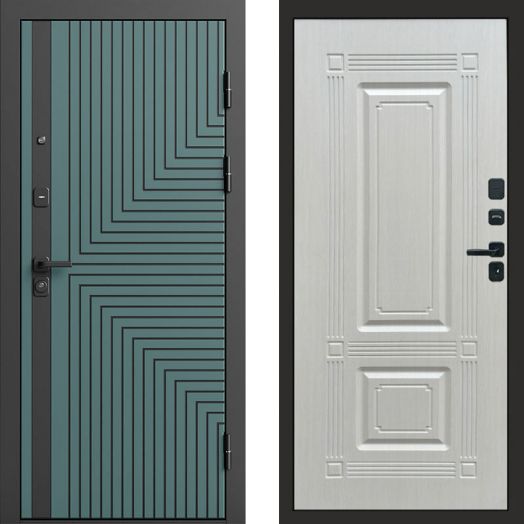 Входная дверь Termo-door Квантум velutto verde - Мадрид Лиственница